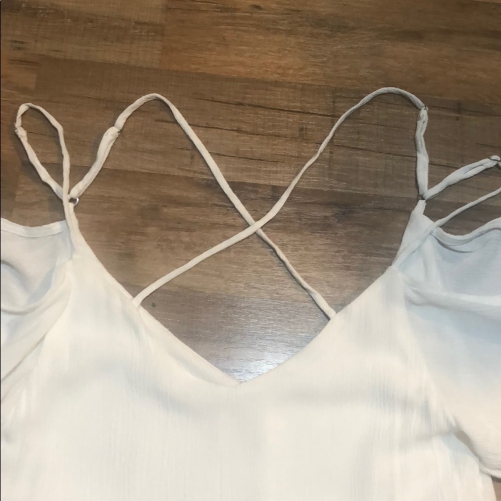 Lulu’s White Dress Small - Picture 2 of 4